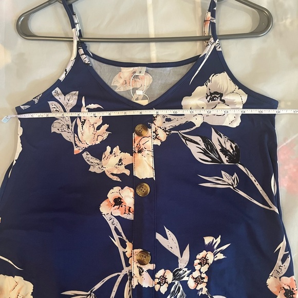 Wneedu Women's Summer Button Down Casual Beach Cover Up Dress sz S - Picture 7 of 9